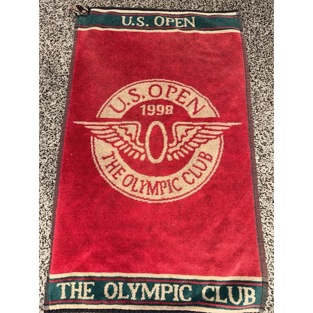 VTG 1998 U.S. Open The Olympic Club Golf Towel Made In Belgium Cotton